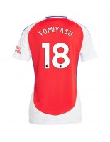 Arsenal Takehiro Tomiyasu #18 Domácí Dres pro Dámské 2024-25 Krátký Rukáv